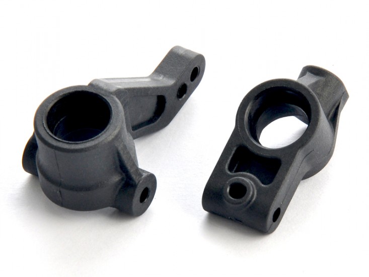 Carbon Rear Hub and Steering Block Set (Hard) - Click Image to Close