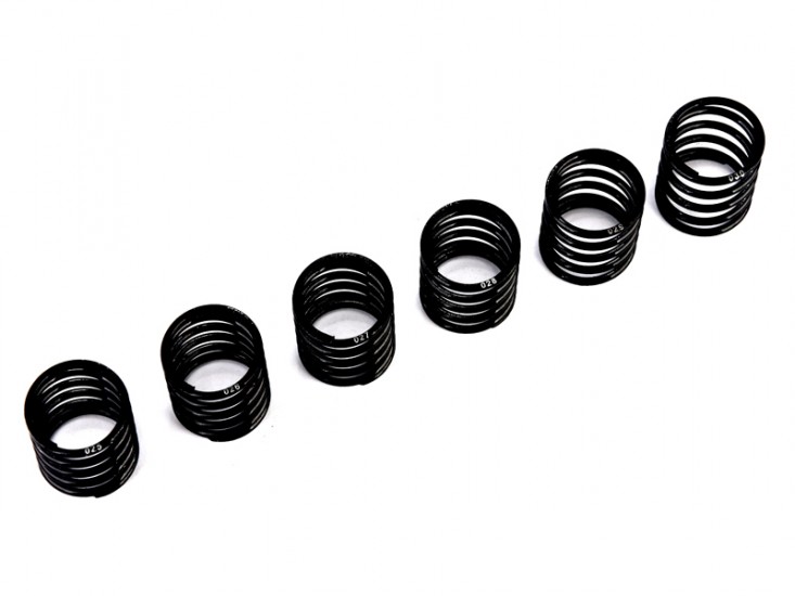 20mm Big Bore Shock Spring Set for 1/10 Touring Car (6 pairs, 02 - Click Image to Close