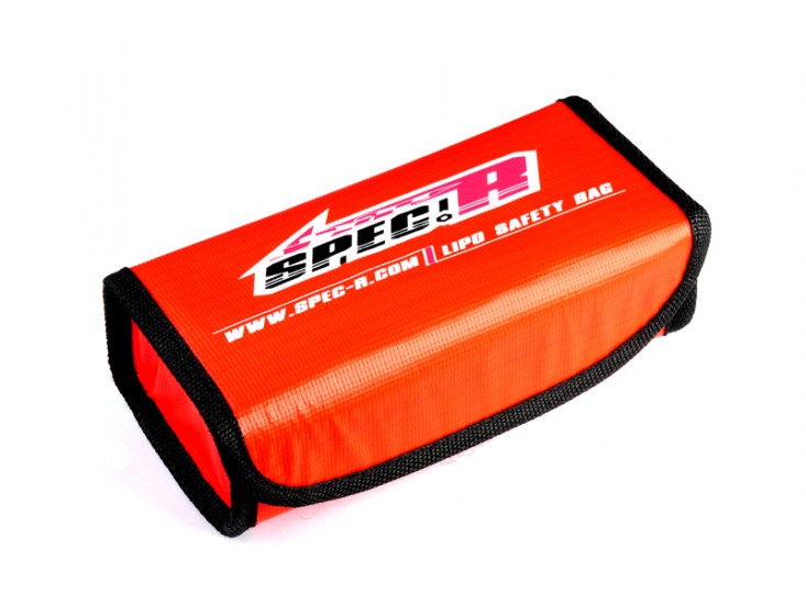 Battery Safety Bag (Red) - Click Image to Close