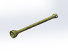 7075 Aluminum Hard Coated Center shaft (68mm) (For DEX410)