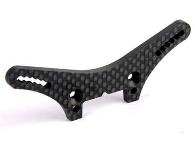 Carbon Graphite Front Shock Tower 3.5mm for Yokomo BD7-14 - Click Image to Close