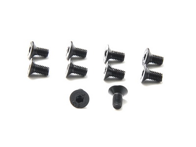 Hex Flat Head Screw M3 x 6 (10 pcs) - Click Image to Close