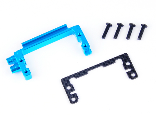 Aluminium Servo Mount - Blue [Tamiya MF-01X] - Click Image to Close