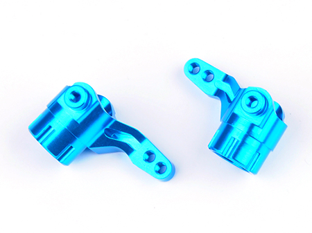Aluminium Steering Block - Blue [Tamiya MF-01X] - Click Image to Close