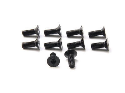 Hex Flat Head Screw M3 x 8 (10 pcs) - Click Image to Close