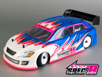 CV-R Mini Touring Car Lexan Body Shell ( For 1/10 Mini) - Click Image to Close