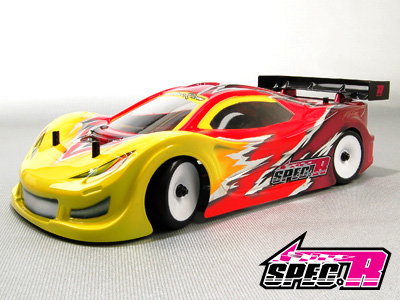 F1-GT Mini Touring Car Lexan Body Shell ( For 1/10 Mini) - Click Image to Close