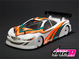 M6R Touring Car Lexan Body Shell 190mm