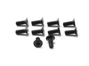 Hex Flat Head Screw M3 x 8 (10 pcs)