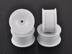 1/10 Mini Class Dish Wheel, White (Low Rib)